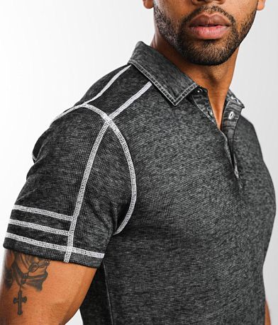 Buckle Black Burnout Thermal Polo MISC_DETAIL_1