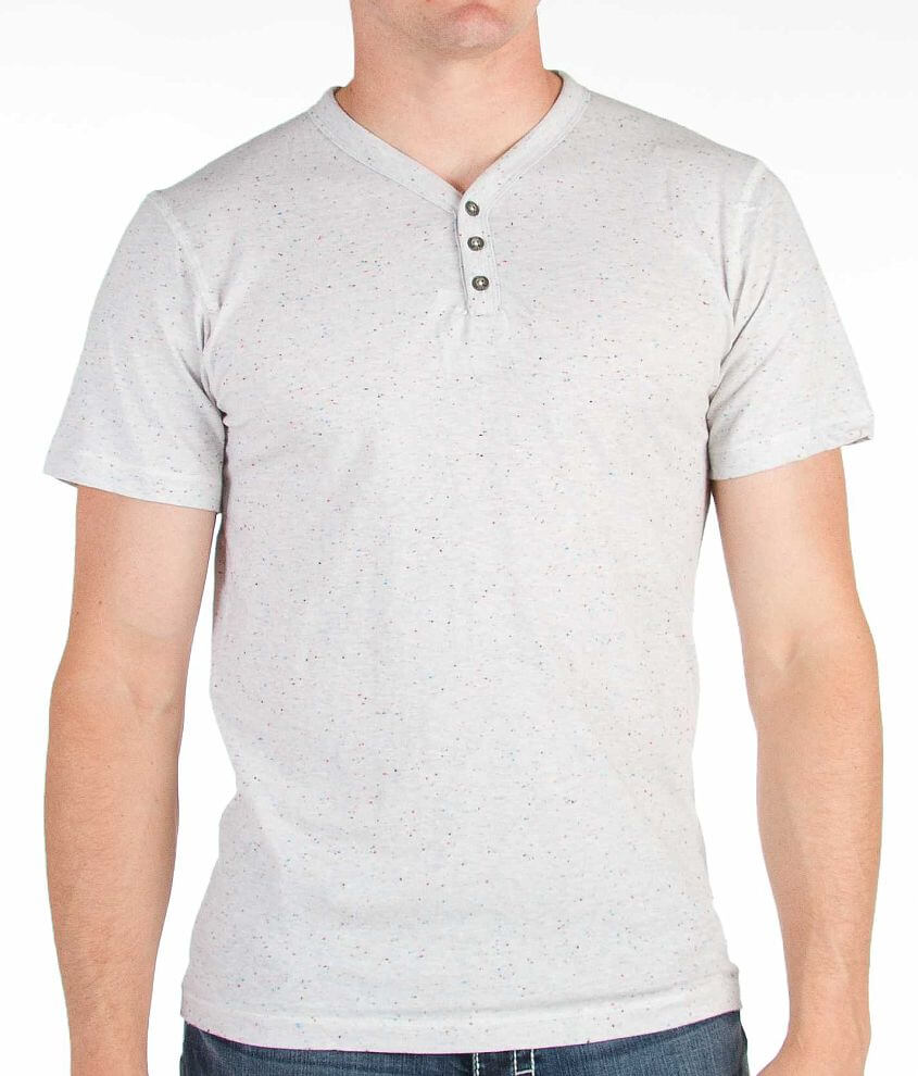 BKE Vintage Nubby Henley front view