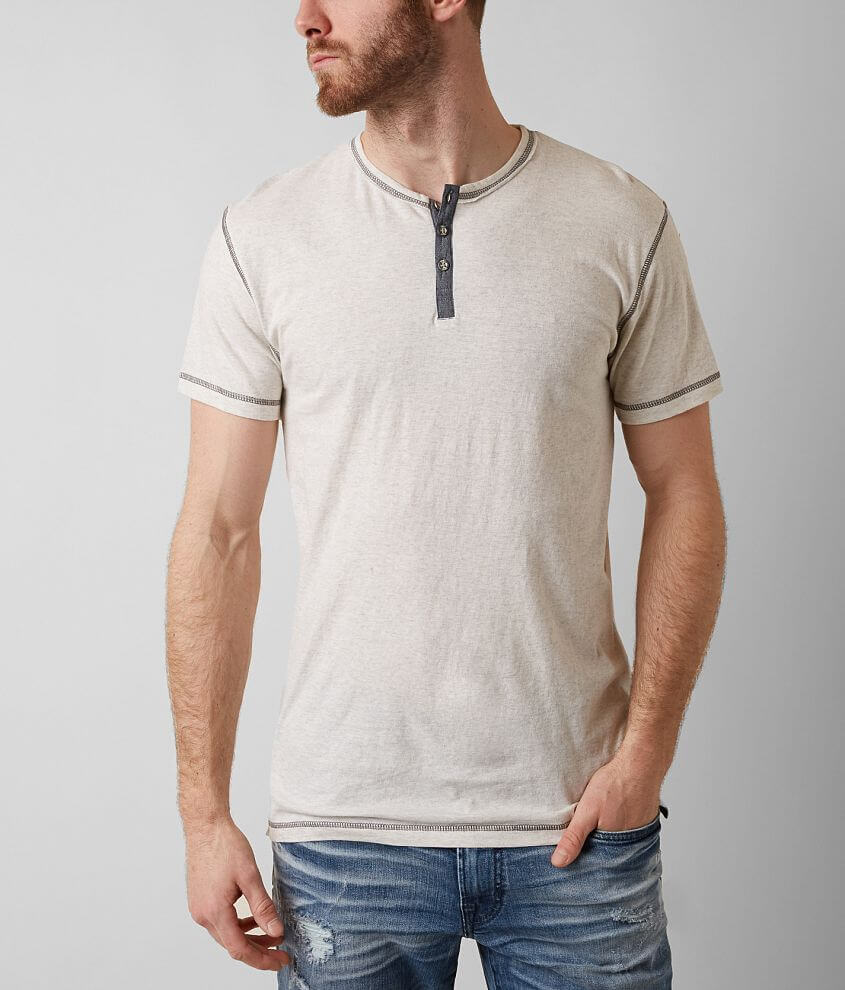 BKE Vintage Vermont Henley front view