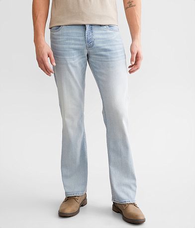 Mens bootcut jeans on sale 28x3