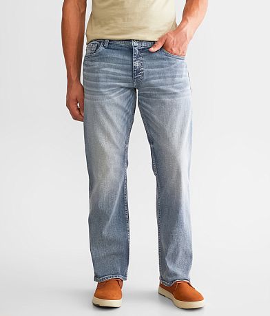 Reclaim Relaxed Straight Stretch Jean front view