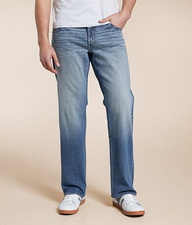 Reclaim Relaxed Straight Stretch Jean front view