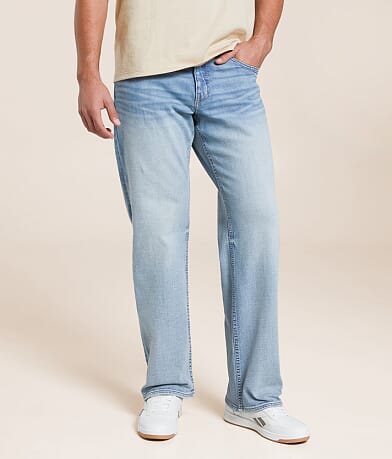 Reclaim Relaxed Straight Stretch Jean front view