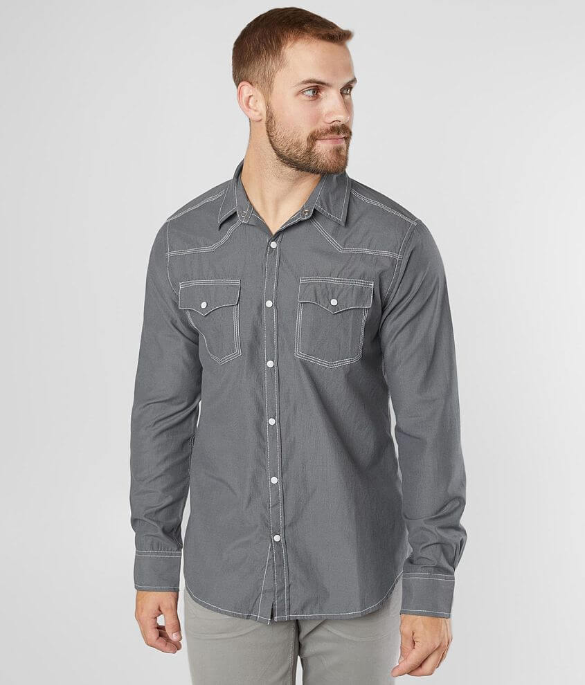 Reclaim Pinstripe Standard Shirt front view