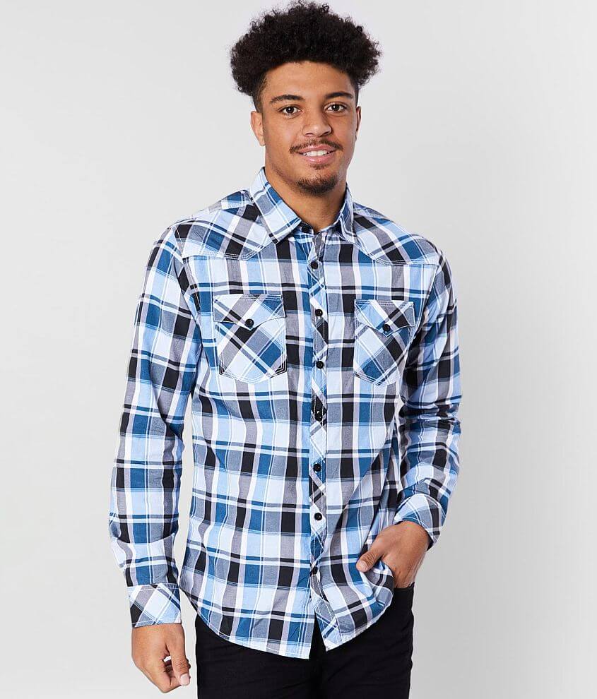 Reclaim Plaid Athletic Shirt front view