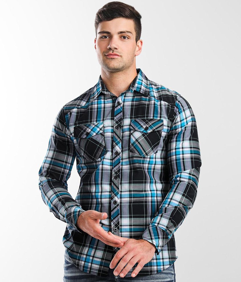 Reclaim Plaid Athletic Shirt front view