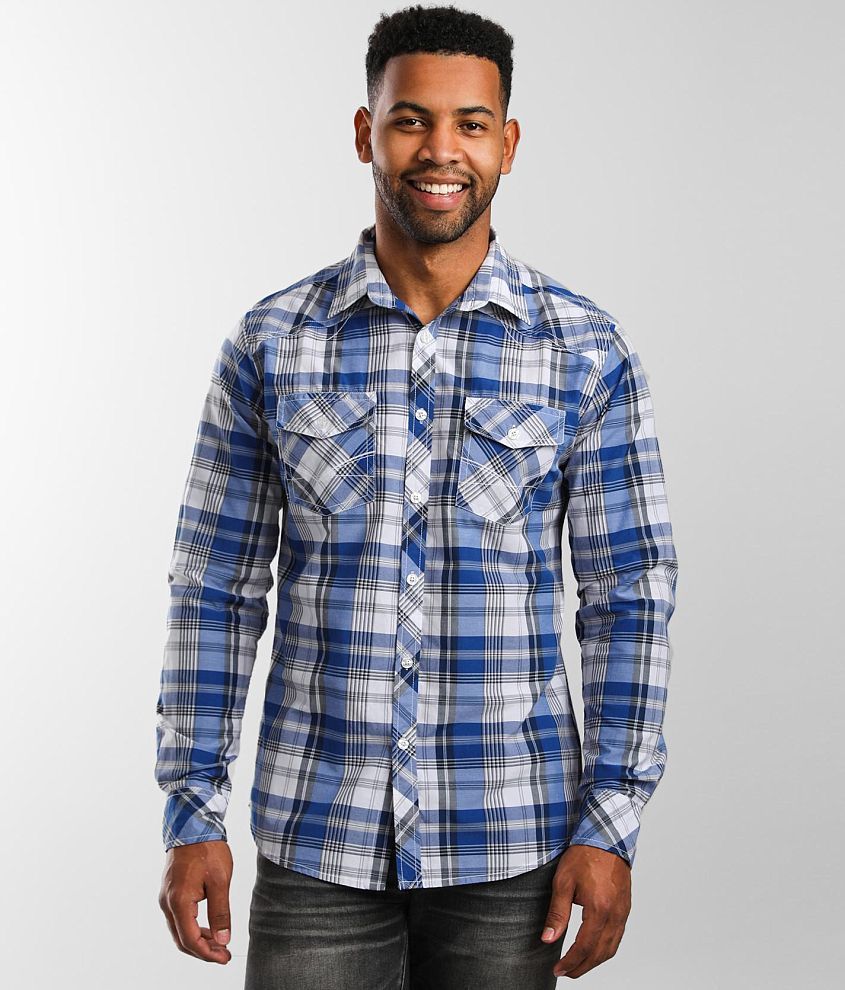 Reclaim Plaid Athletic Shirt front view