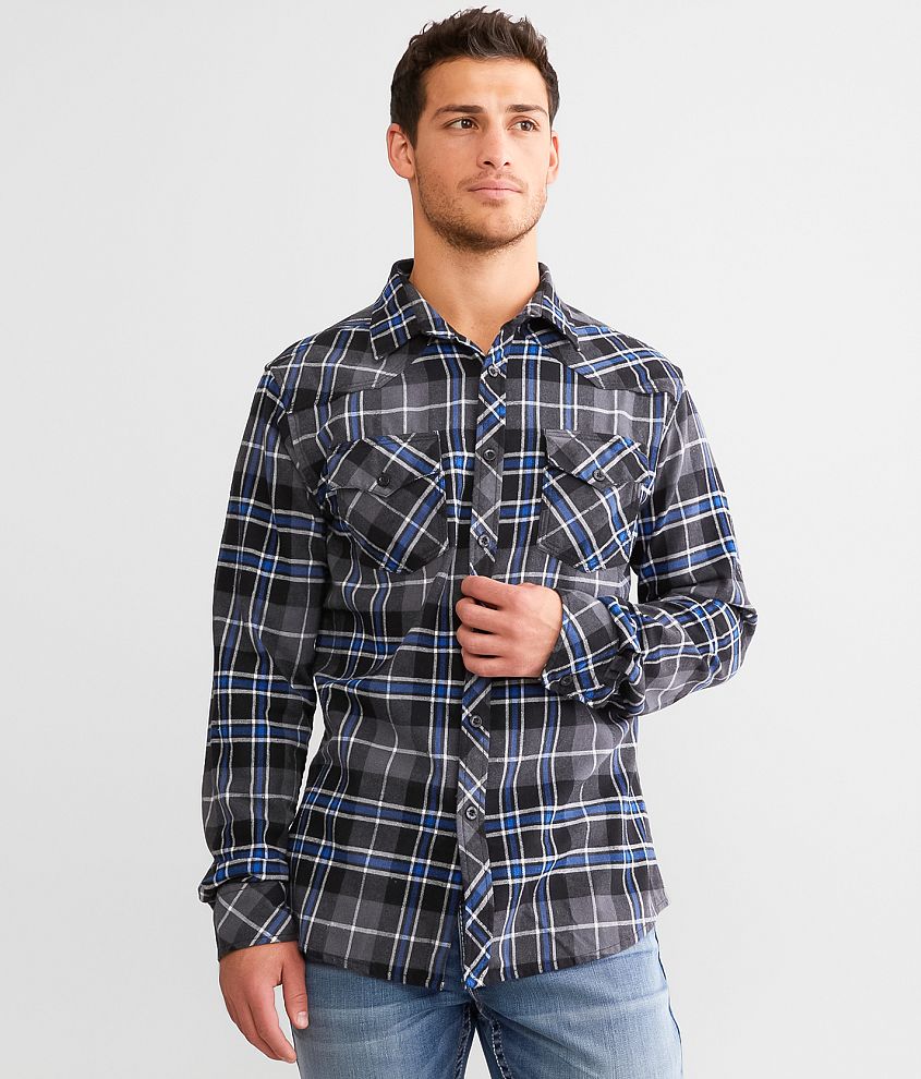 Reclaim Brushed Plaid Athletic Shirt