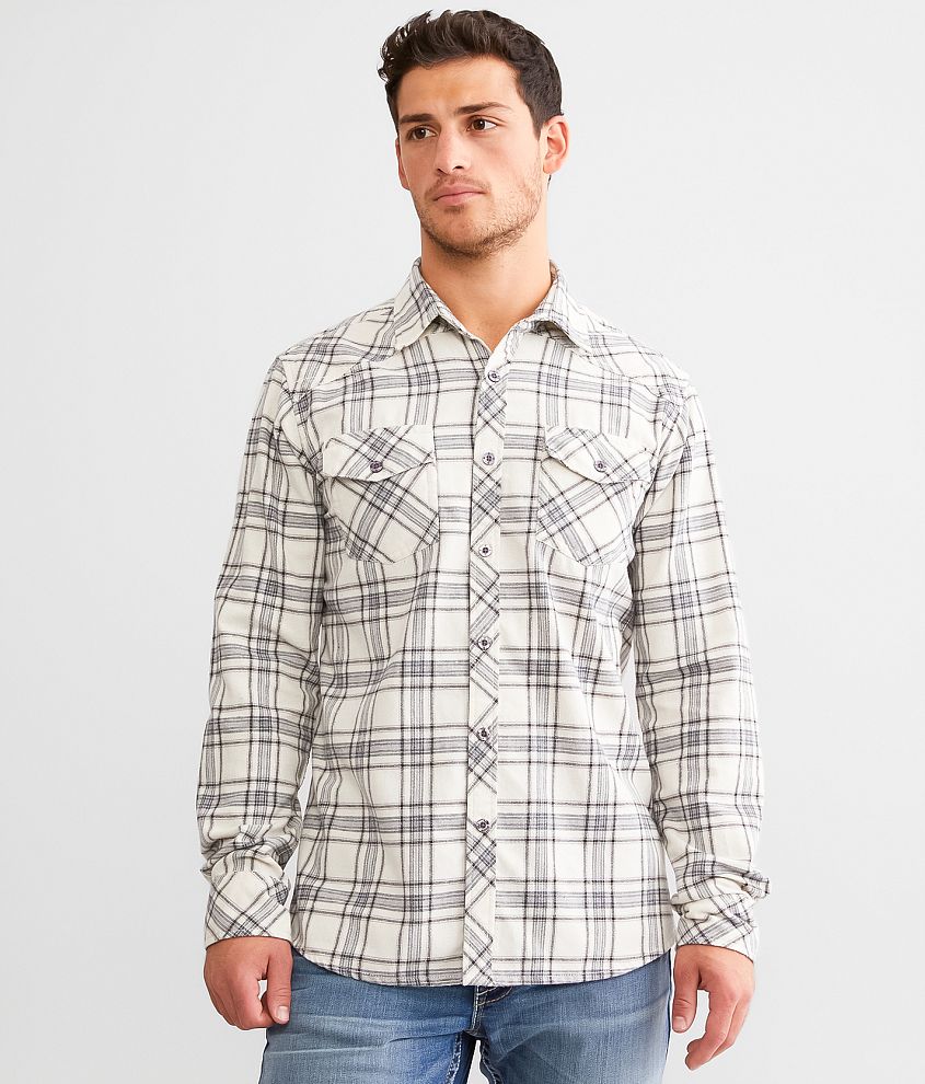 Reclaim Brushed Plaid Standard Shirt front view