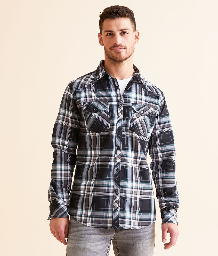 Reclaim Plaid Athletic Shirt front view