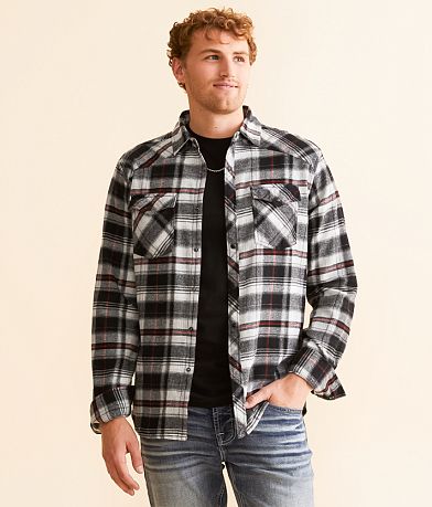 Reclaim Brushed Plaid Athletic Shirt front view