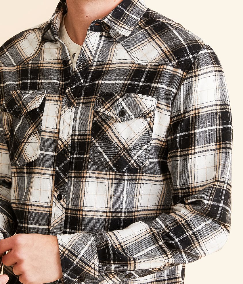 Brushed Plaid Athletic Shirt