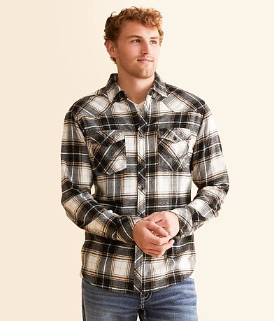 Reclaim Brushed Plaid Athletic Shirt front view