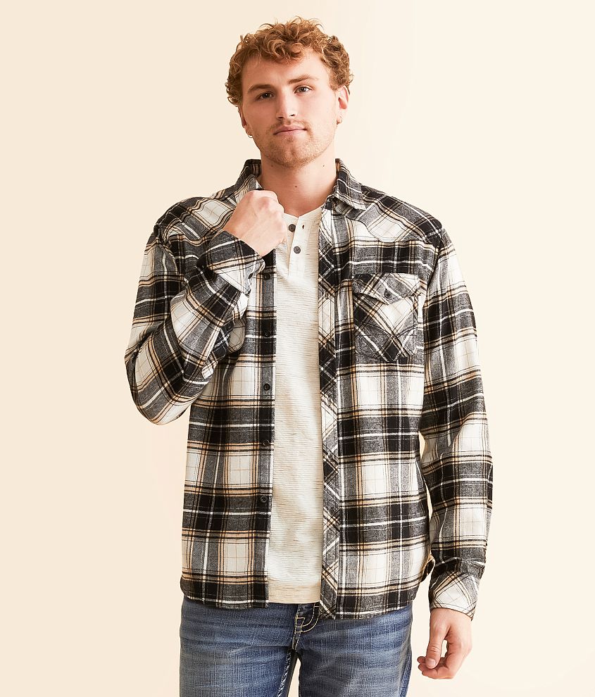 Brushed Plaid Athletic Shirt