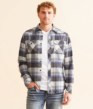 Reclaim Brushed Plaid Standard Shirt front view