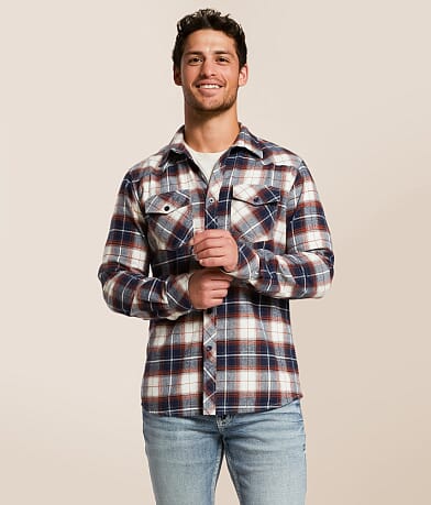 Reclaim Brushed Plaid Standard Shirt front view