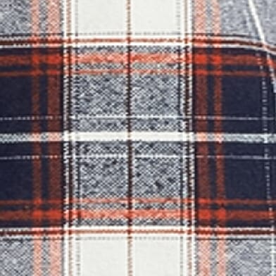 Cream Navy Orange