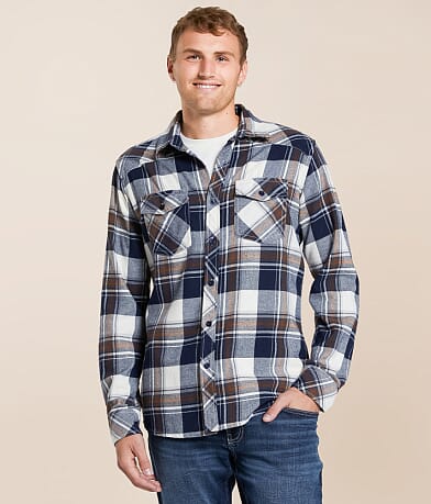 Reclaim Brushed Plaid Standard Shirt front view