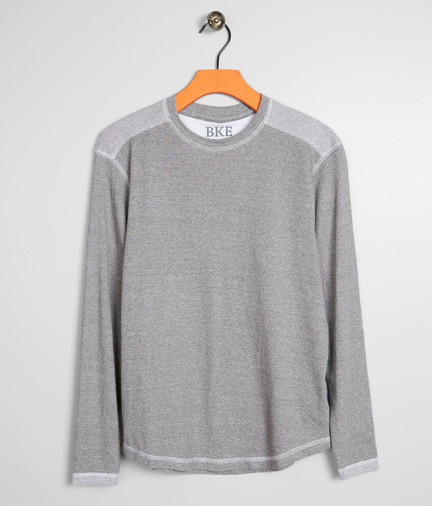 Boys - BKE Pieced Knit T-Shirt front view