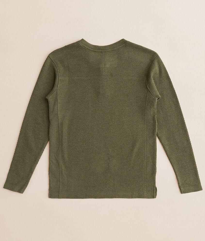 Boys - Pieced Snap Henley