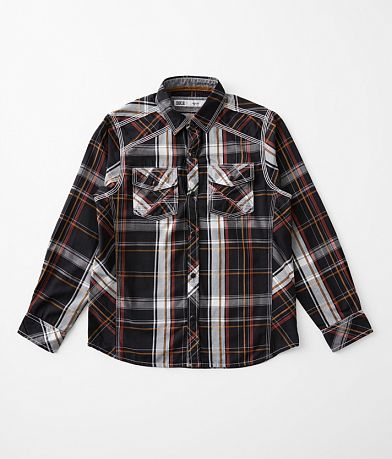 BKE Boys - Plaid Shirt front view