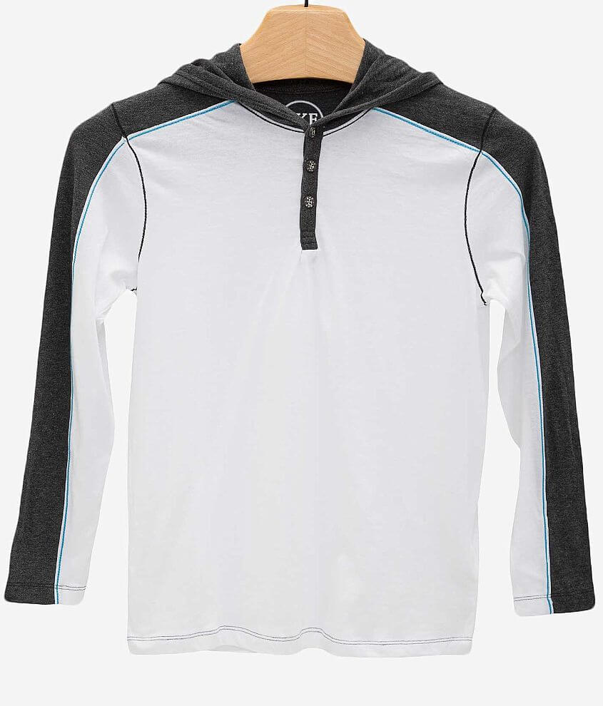 Boys - BKE Holbrook Henley Hoodie front view