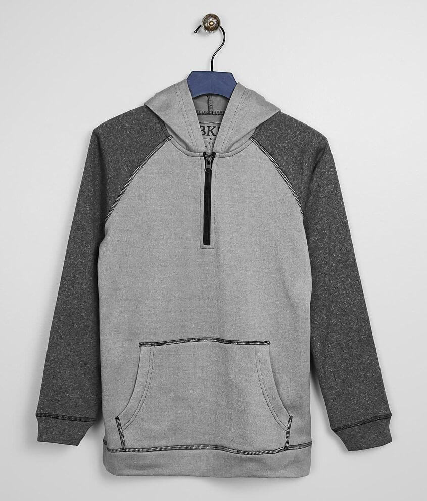 Boys quarter zip discount sweatshirt