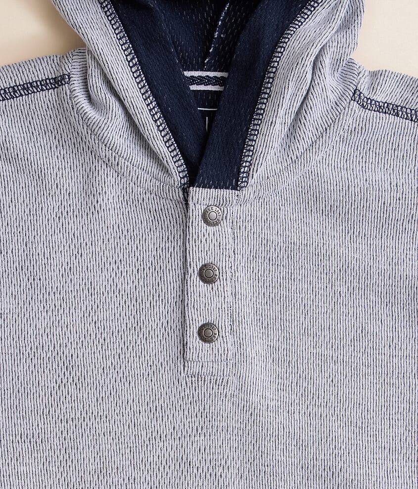 Boys - Textured Henley Hoodie