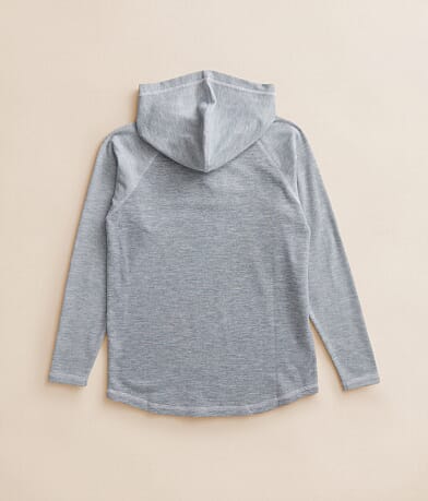 Boys - Quarter Snap Henley Hoodie thumbnail 2