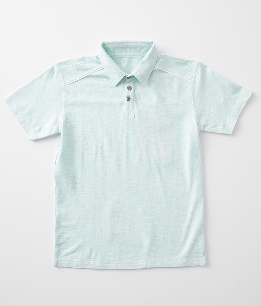 Boys - BKE Slub Knit Polo front view