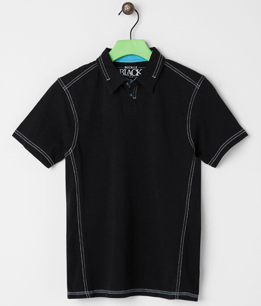 Boys - Buckle Black The Way Polo front view