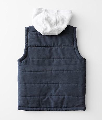 Departwest Boys - Hooded Puffer Vest BACK