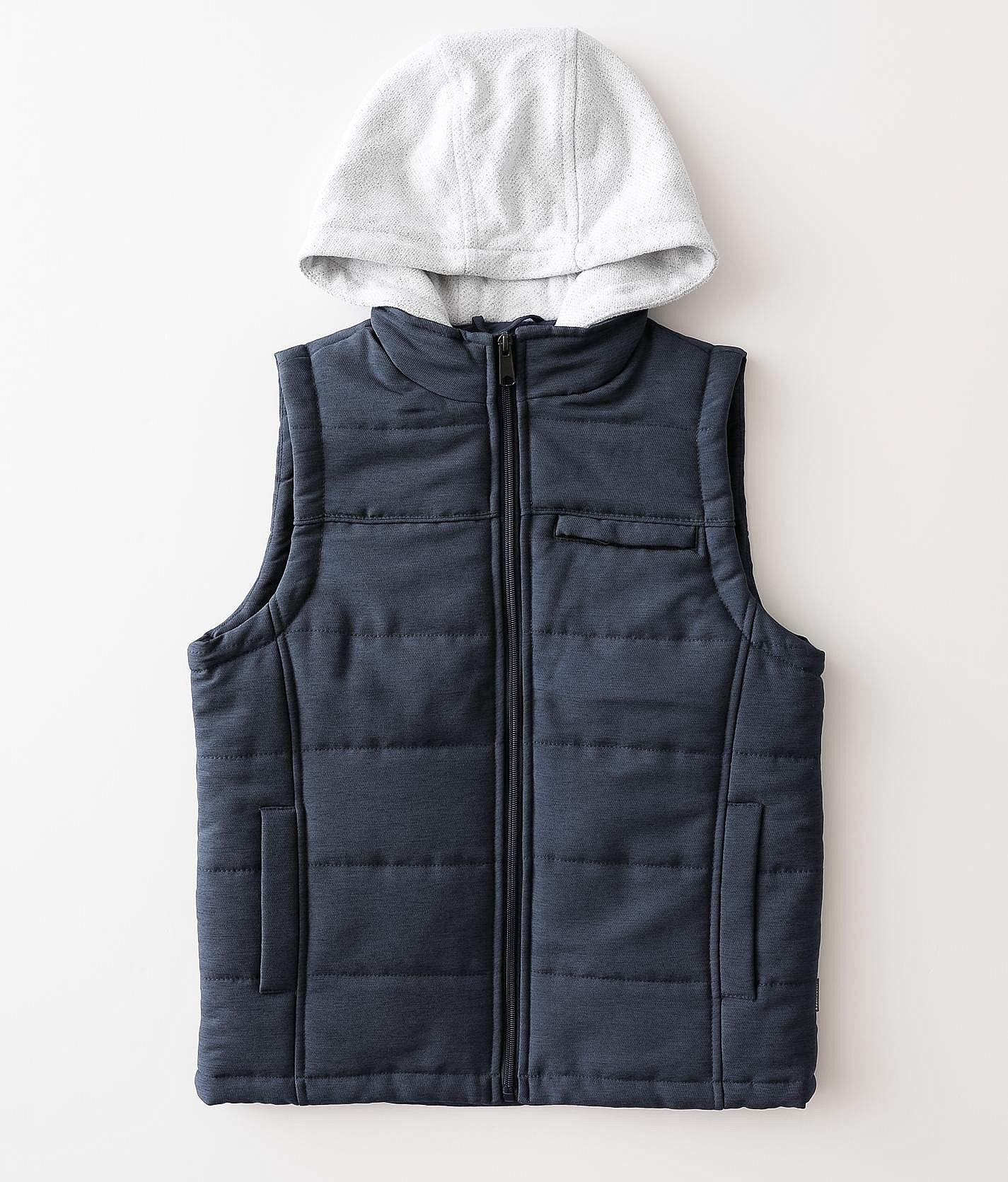 Boys - Departwest Hooded Puffer Vest - Boy's Coats/Jackets in Navy