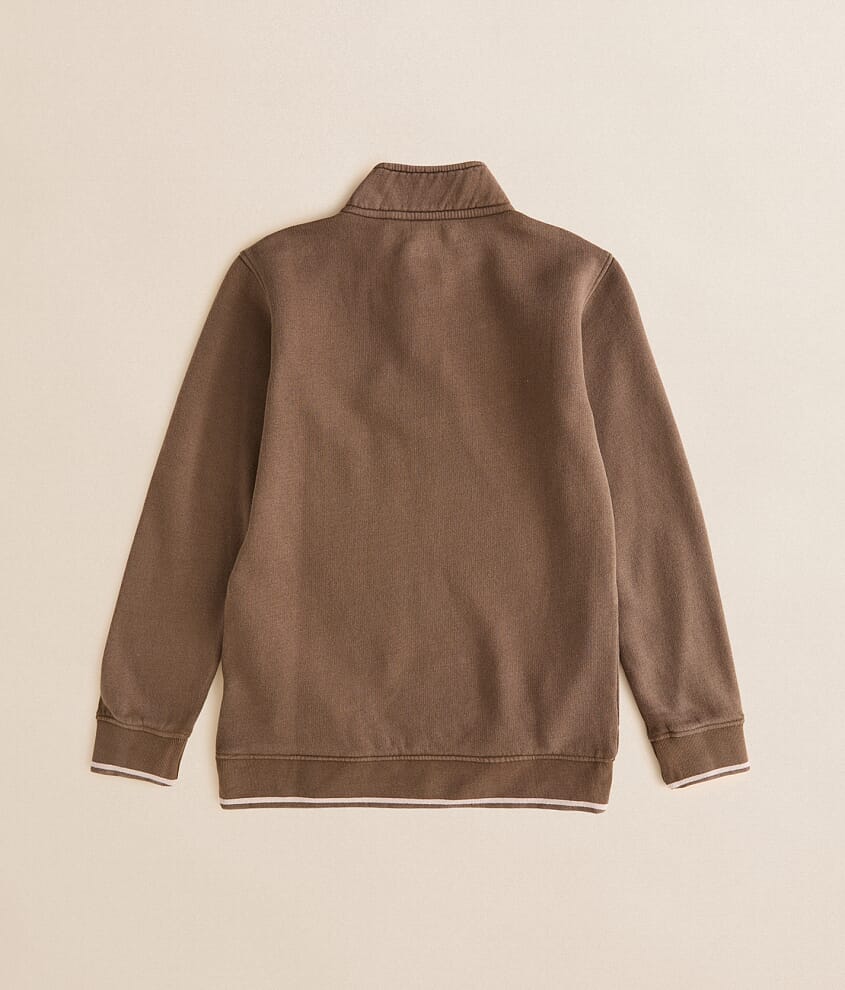 Boys - Washed Quarter Snap Pullover