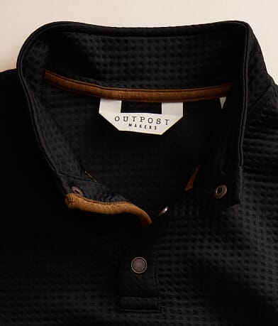 Boys - Textured Quarter Snap Pullover thumbnail 3