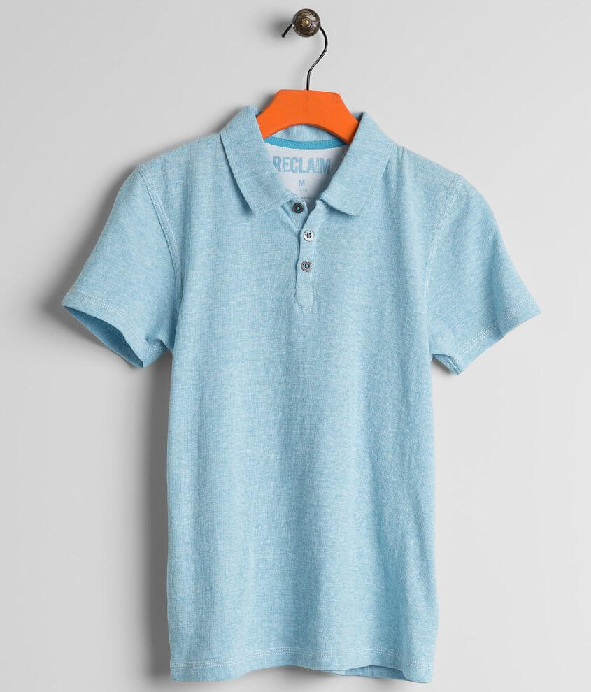 Boys - Reclaim Heathered Polo front view