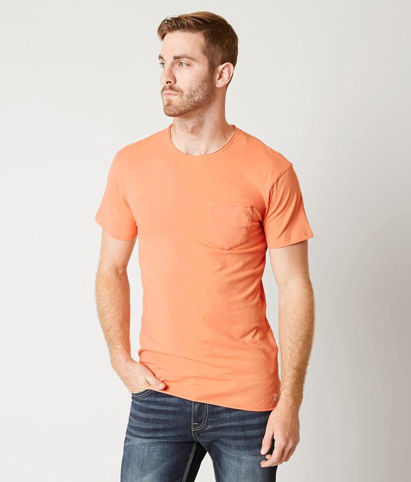 Departwest Raw Edge T-Shirt - Men's T-Shirts in Fresh Orange | Buckle