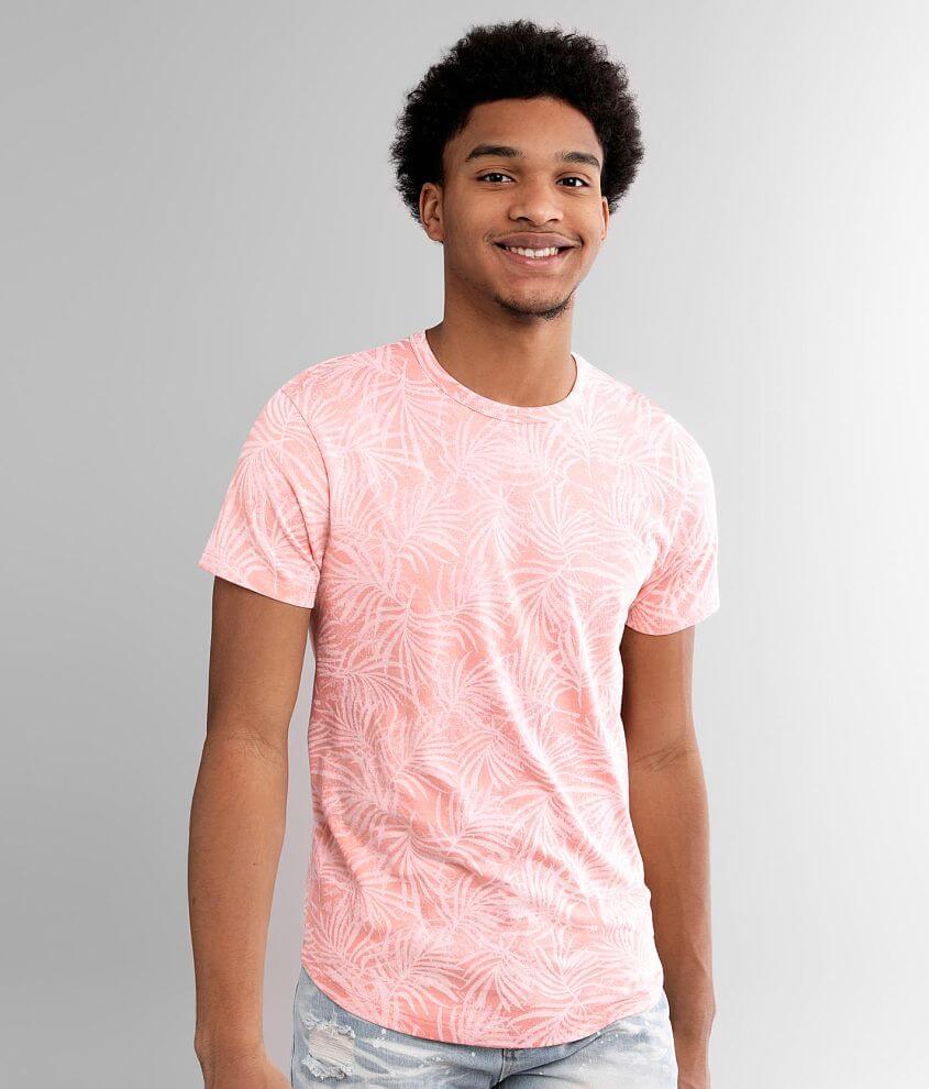 Floral Crew Neck T-shirt - Dusty Rose Floral