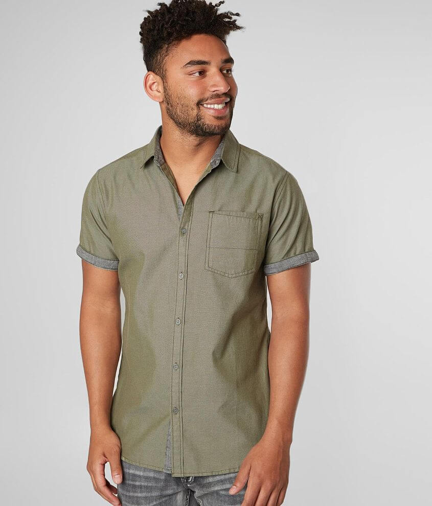 Departwest Woven Shirt - Men's Shirts in Olive | Buckle