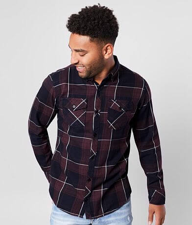 Departwest Plaid Flannel Shirt full right side view
