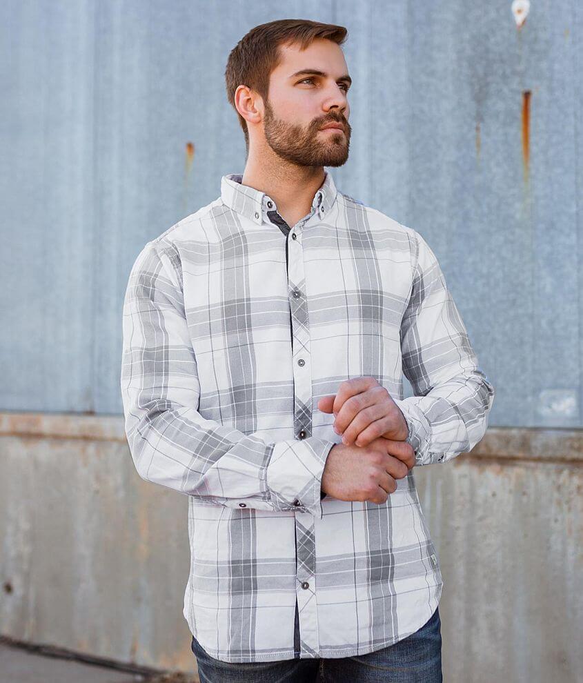 Gray best sale plaid shirt