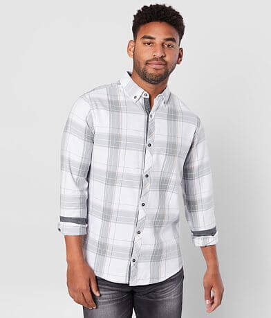 Departwest Plaid Flannel Shirt full left side view