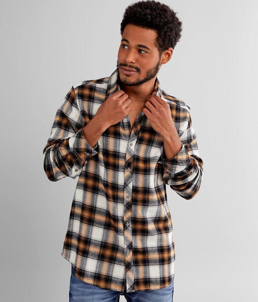 Image of Departwest Flannel Plaid Shirt