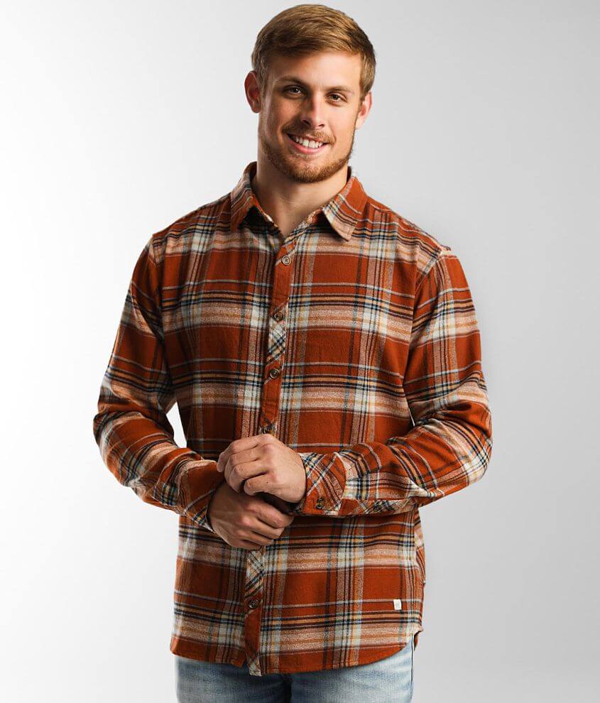 Departwest Plaid Flannel Shirt front view