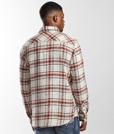 Departwest Plaid Flannel Shirt BACK
