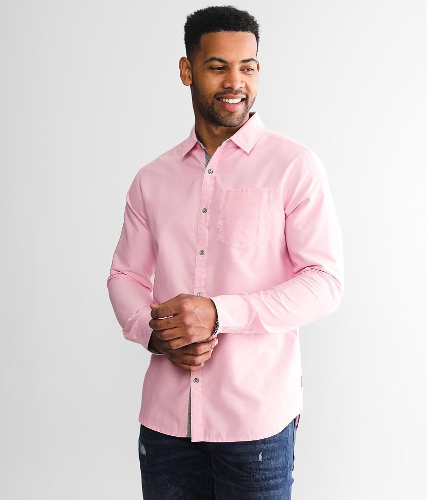 Pink oxford 2025 shirt mens