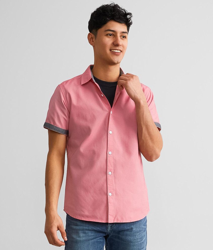 Departwest Solid Shirt - Men's Shirts in Pink White | Buckle