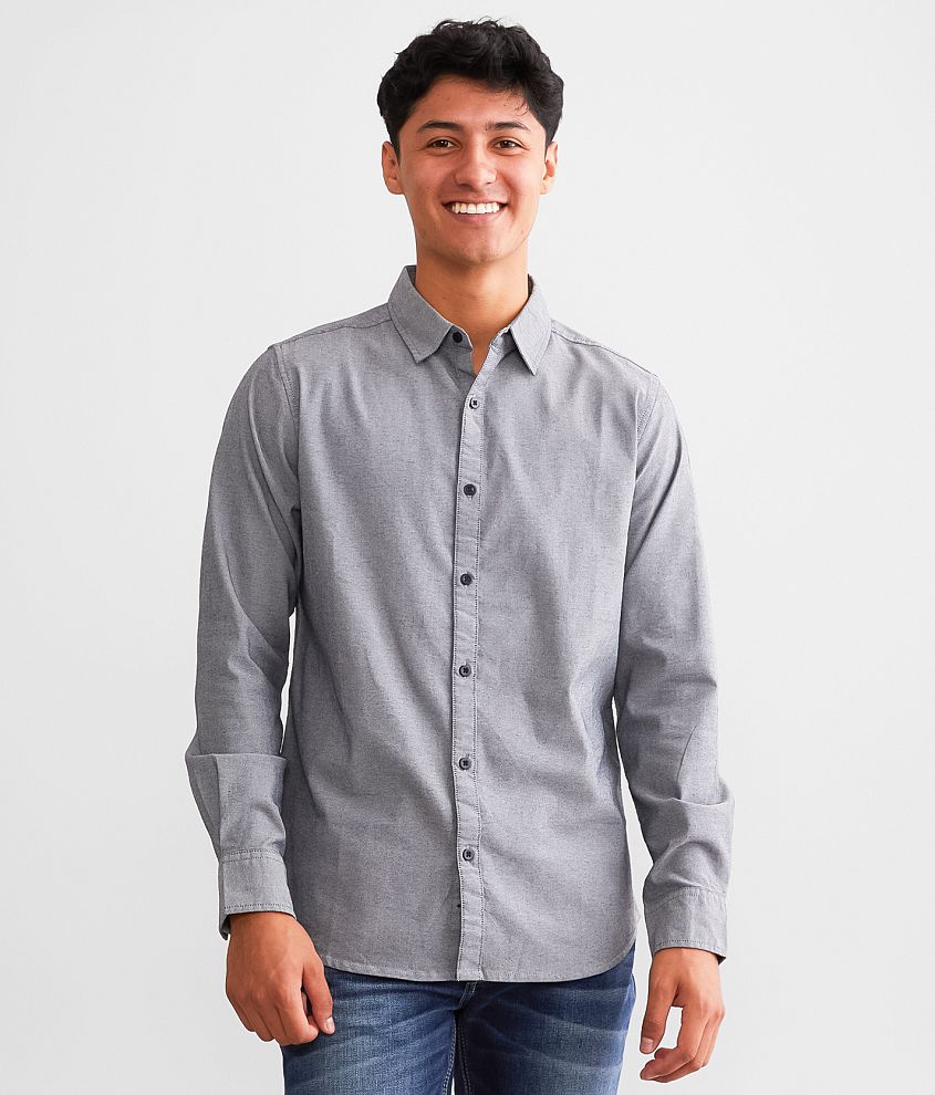 Charcoal oxford hot sale shirt