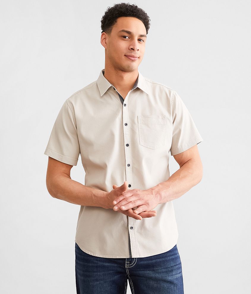 Departwest Oxford Stretch Shirt front view