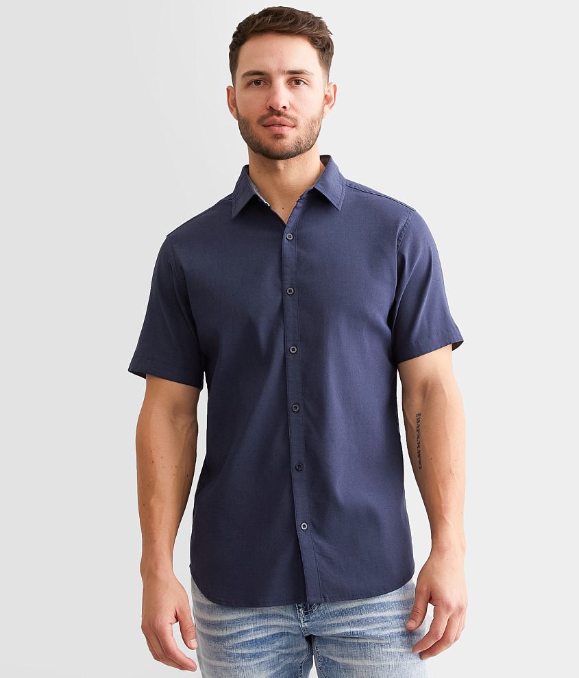 Departwest Oxford Stretch Shirt front view